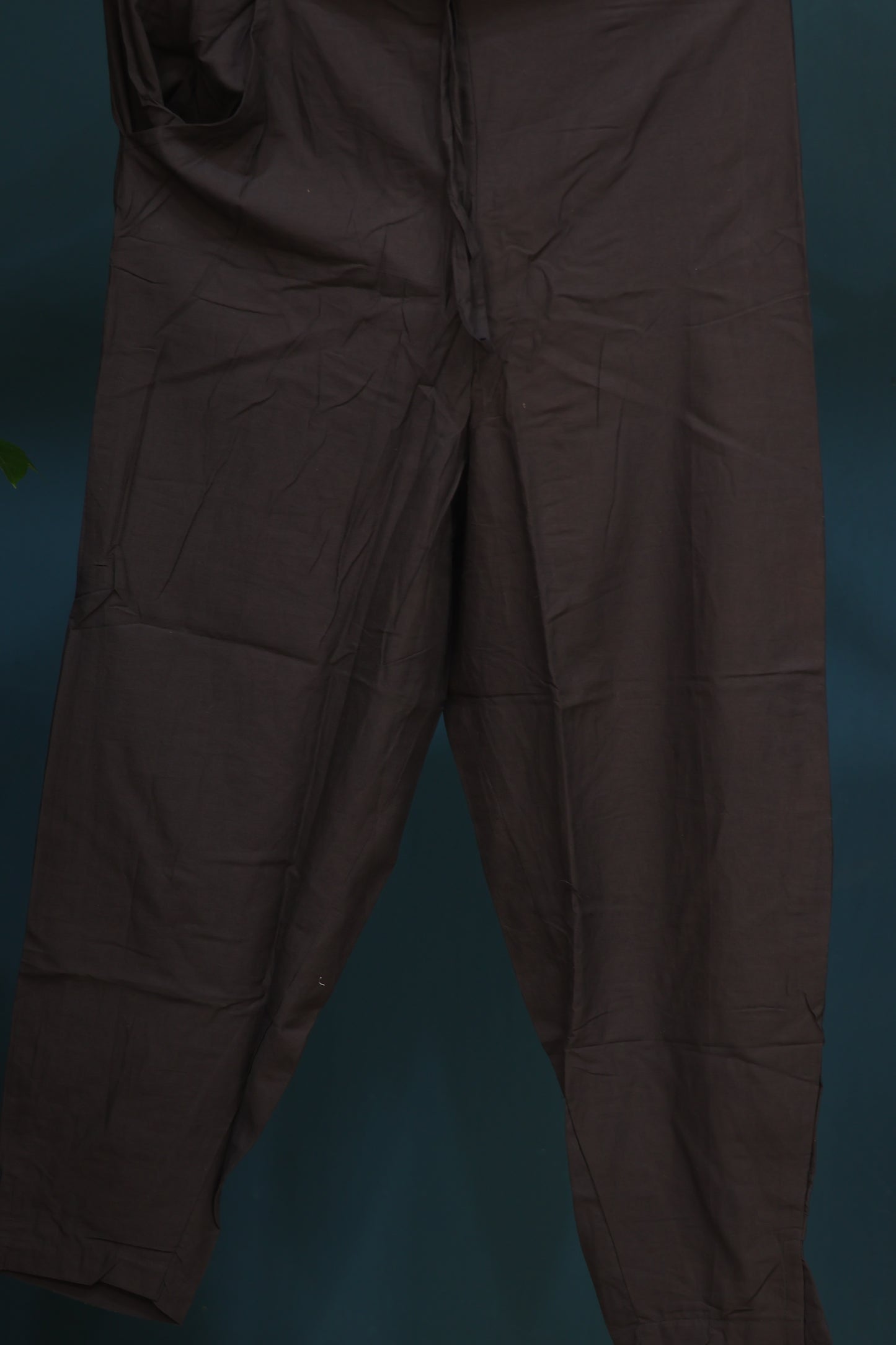 Red & Black Handblock printed kota 3 piece suit (stitched)