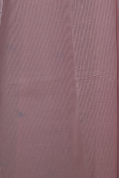Pink Checks Pure Handwoven Jamdhani butta Malai Cotton Saree