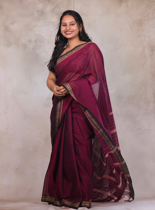 Narayanpet Cotton Saree | Looms & Tassels