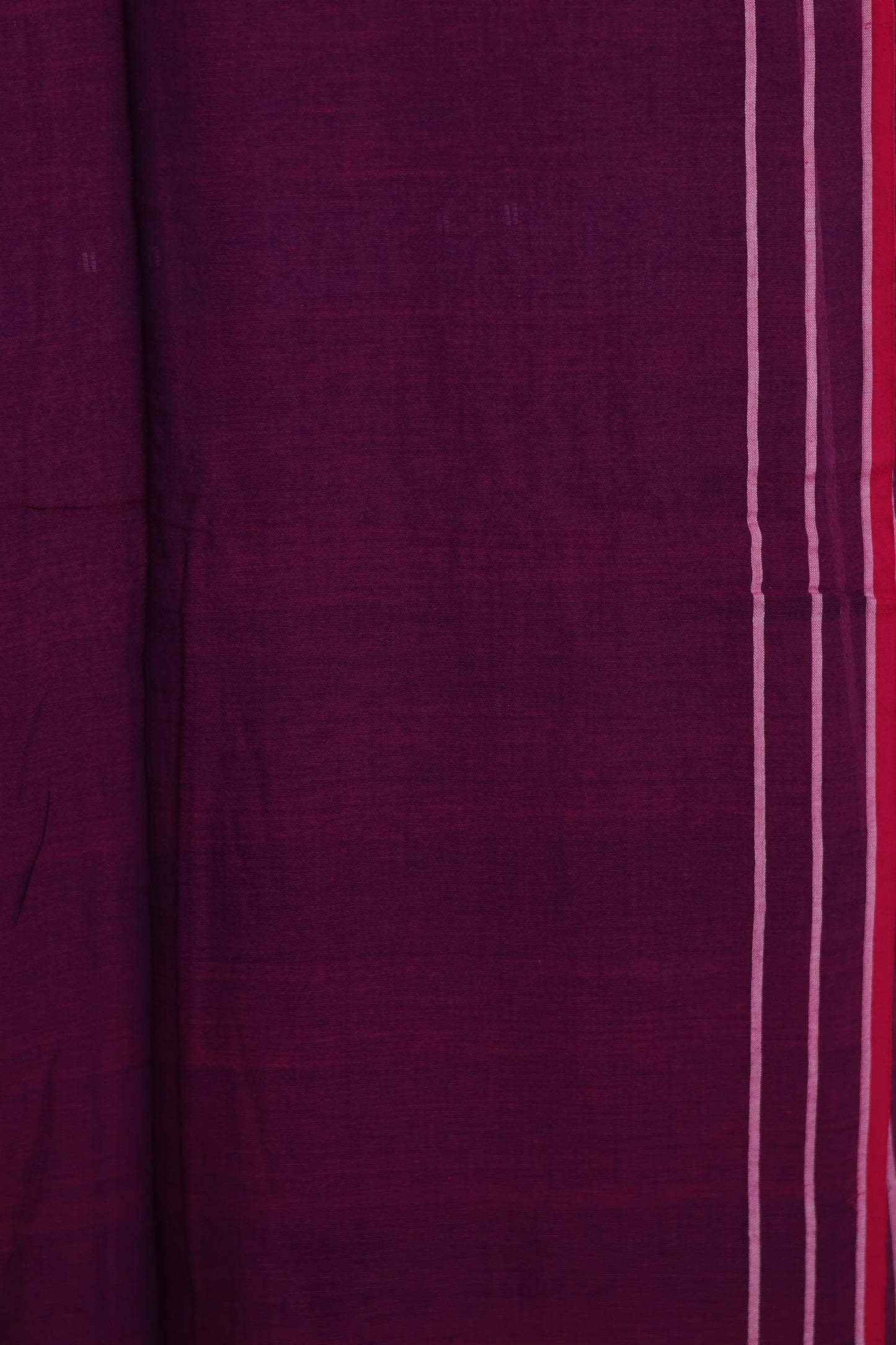 Malai Cotton Saree with Butta Weaving | Looms & Tassels