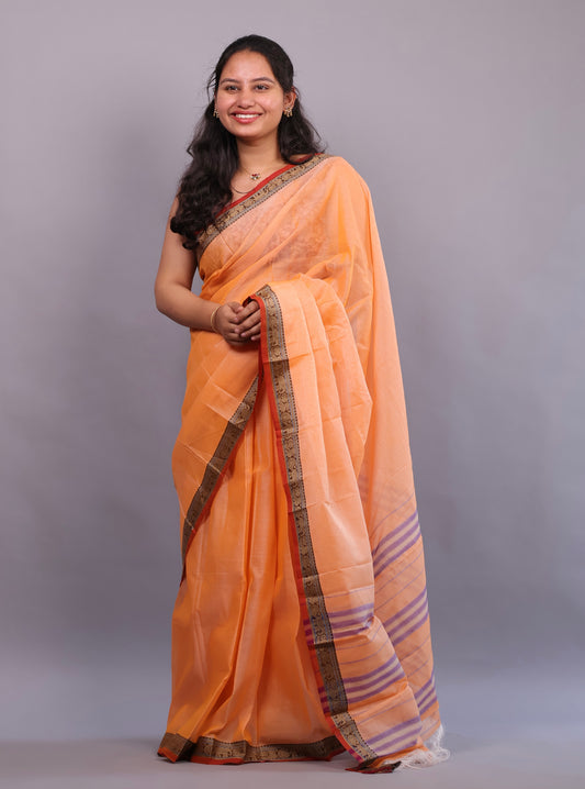 Narayanpet Cotton Saree | Looms & Tassels
