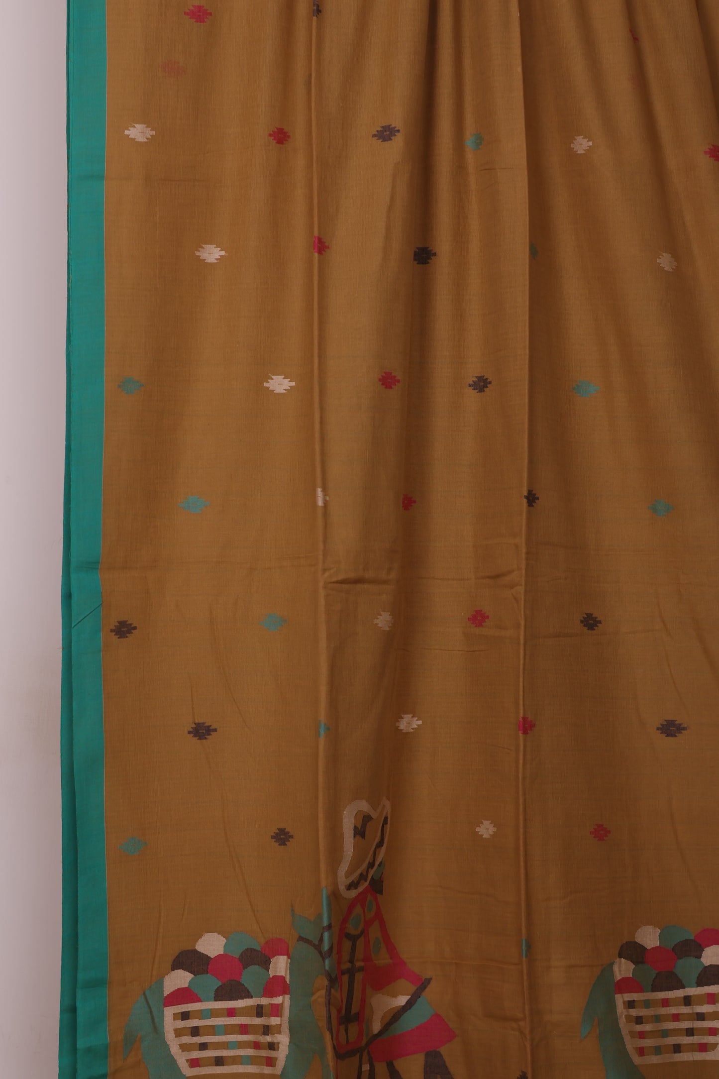 Pure Handwoven Jamdhani Malai Cotton Saree