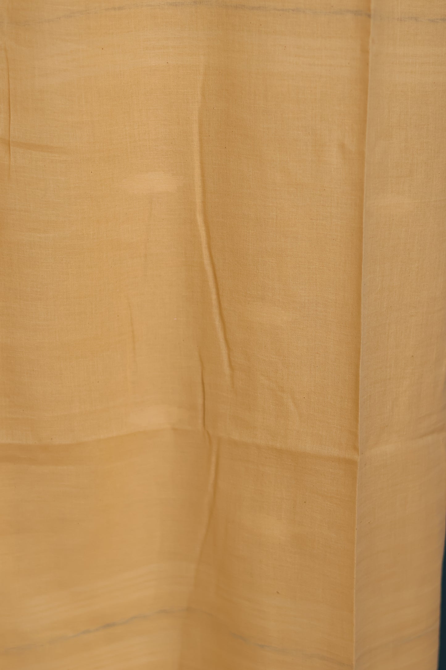 Sandal Pure Handwoven Malai Cotton Saree with Butta Weaving