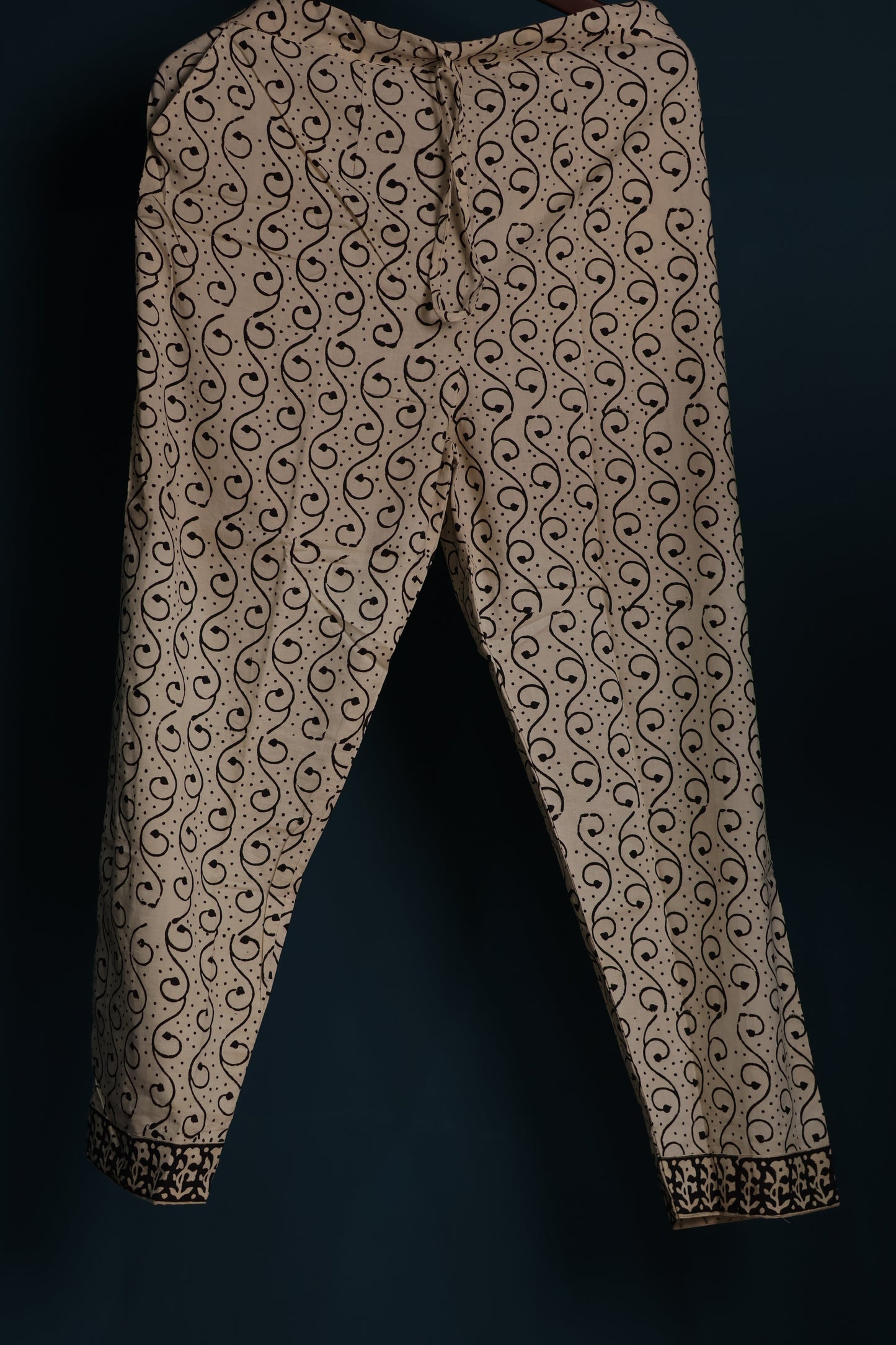 Handblock printed kota 3 piece suit (stitched)