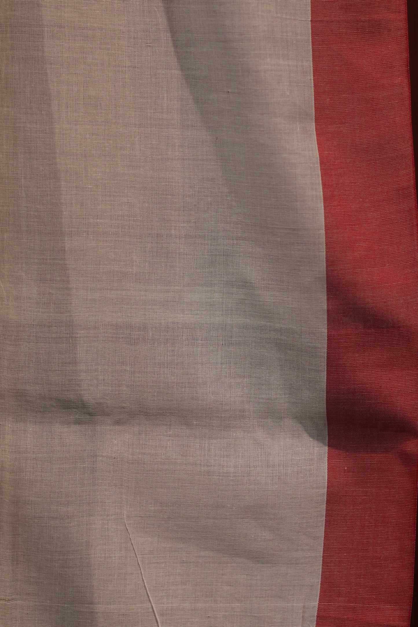 White Pure Handwoven Jamdhani butta Malai Cotton Saree